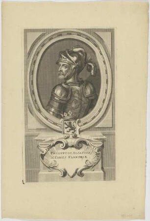 Bildnis des Philippus S. I. Alsatius, 16. Comes Flandriae