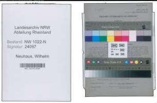 Entnazifizierung Wilhelm Neuhaus , geb. 16.02.1898 (Arzt)
