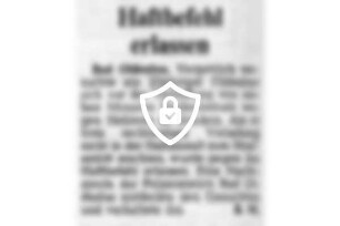 Haftbefehl erlassen
