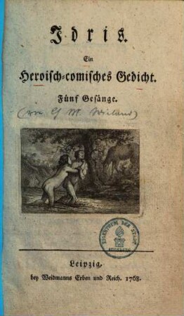 Idris : ein heroisch-comisches Gedicht ; 5 Gesänge