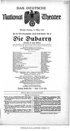 Die Dubarry