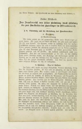 § 8. Chlodwig und die Gründung des Frankenreiches