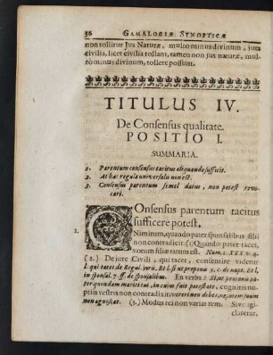 Titulus IV. De Consensus qualitate