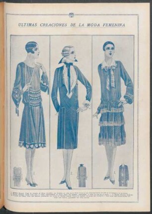 Últimas creaciones de la moda femenina