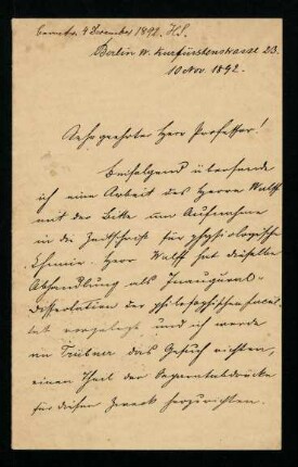 Berlin,10.11.1892.