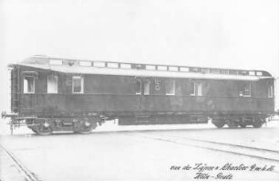 D-Wagen der Reichspost (van der Zypen und Charlier, Köln-Deutz) : Technikgeschichte | Maschinenbau | Verkehrswesen | Eissenbahnwesen | Personenwagen und Güterwagen (Normalspur)