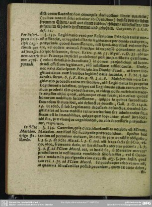 §. 134. In SCto Macedon. origo spectanda