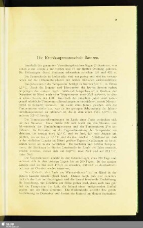 Die Kreishauptmannschaft Bautzen