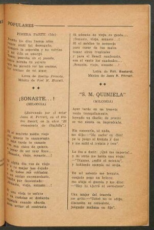 ¡Sonaste...! : (Milonga)