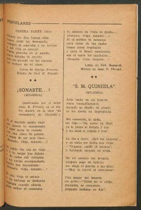¡Sonaste...! : (Milonga)