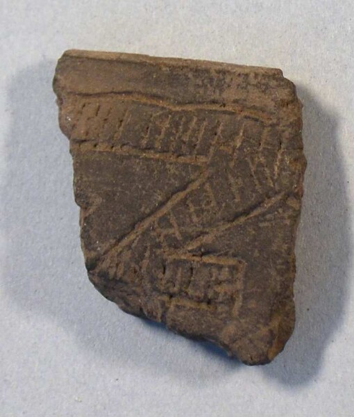 Fragment eines Gefäßes