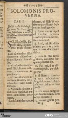 Solomonis Proverbia