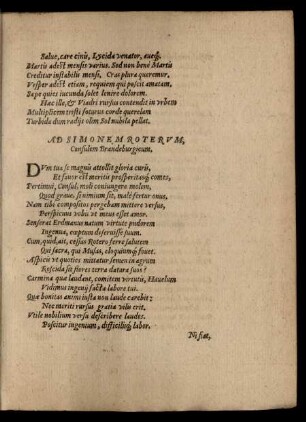 Ad Simonem Roterum ...