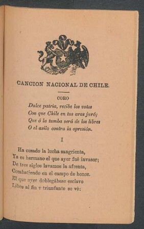 Canción nacional de Chile