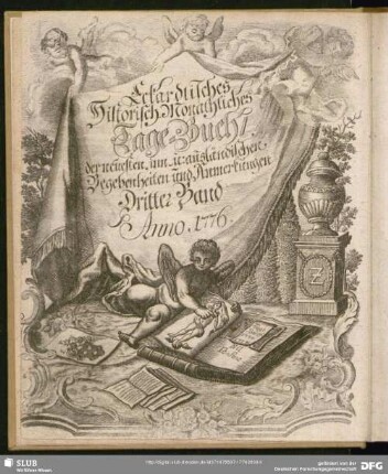 1776: Des Eckardtischen monathlichen Tage-Buchs ... Stück