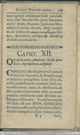 Caput XII. Quomodo gentes adhaserint Christo ostenditur. Protfōnima ad Iudaeos