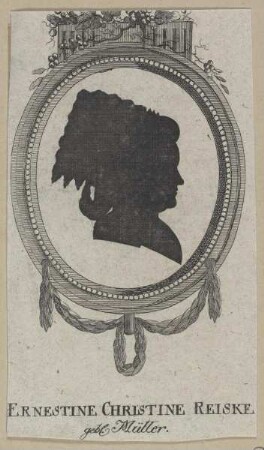 Bildnis der Ernestine Christine Reiske