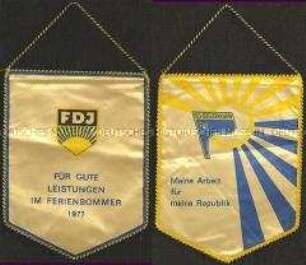 Auszeichnungswimpel der Freien Deutschen Jugend