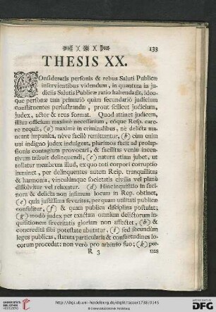 Thesis XX