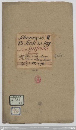 Symphonies - Mus.2953-F-24 : strings, bc - G; GraunWV D:XII:108