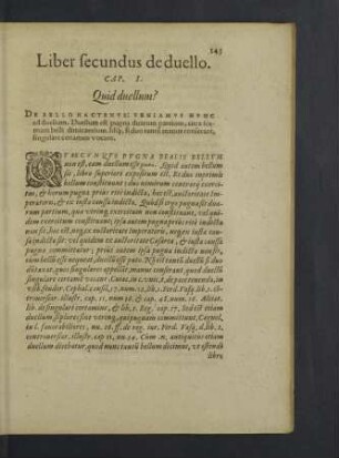 Liber secundus de duello.