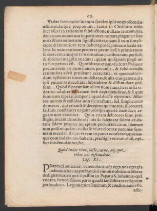 Quod Iudaei vino ... Cap. XI.