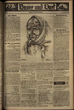 Dritte Ausgabe vom Sonntag, den 04. Oktober 1936.