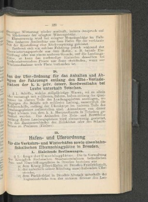A. Einleitende Bestimmungen.