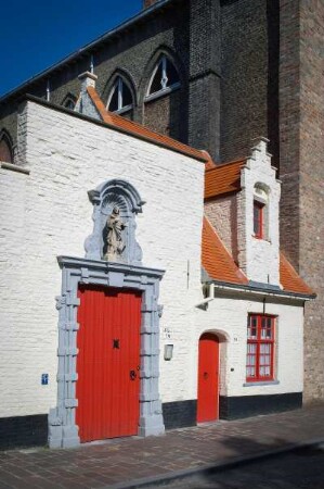 Belgien. West - Vlaanderen. Brugge. Godshuis Hertsberge von 1683