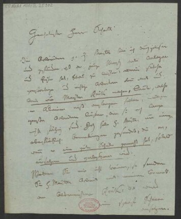 Brief an B. Schott's Söhne : 07.11.1839