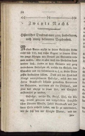 Zweyte Nacht