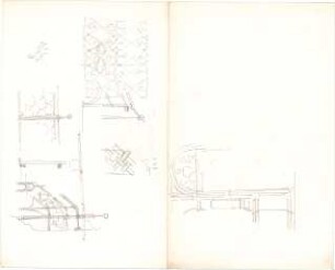 Schmidt, Friedrich von; Skizzen und Reisezeichnungen - Architekturglieder (Details)