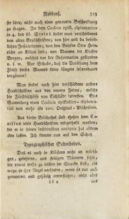 Typographischer Seltenheiten.