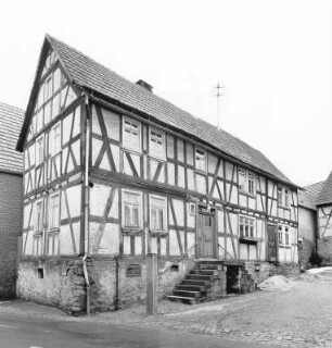 Fachwerkwohnhaus; Nidda, Michelnauer Straße 2