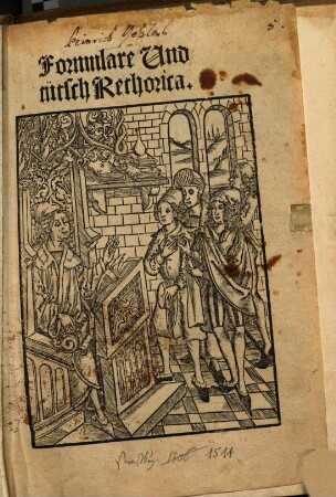 Formulare und tütsch Rethorica