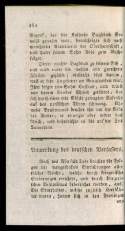 Anmerkung des deutschen Verfassers