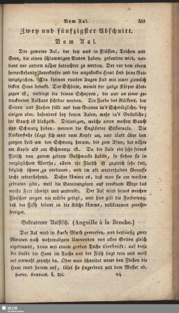 Zwey und fünfzigster Abschnitt. Vom Aal