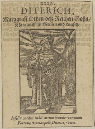 Bildnis des Diterich, Fürst der Sachsen