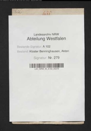 Quittung des Oberkellners Vosfeldt über 11 Reichstaler 27 Schilling Weinfuhrgelder der kurfürstlichen Oberkellnerei