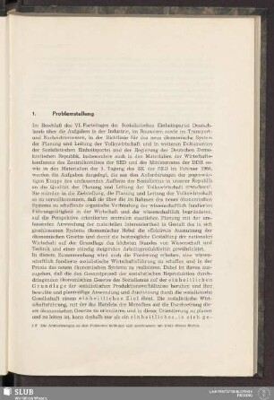 1. Problemstellung