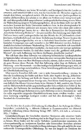 Geschichte des Landes Oldenburg, ein Handbuch, im Auftrage der Oldenburgischen Landschaft hrsg. von Albrecht Eckhardt in Zusammenarbeit mit Heinrich Schmidt : Oldenburg, Holzberg, 1987