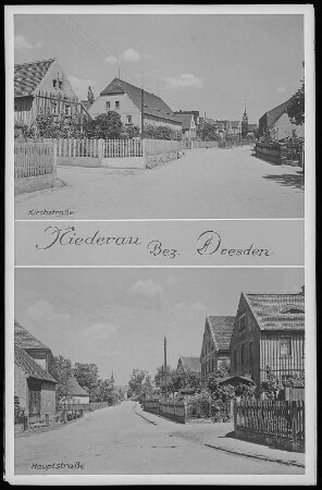 Niederau. Hauptstraße - Kirchstraße