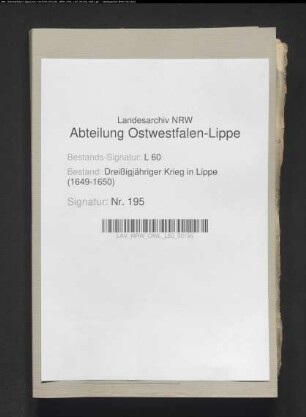 Wöchentliche Kontributionsleistungen an Tillys Armee und Hofstaat