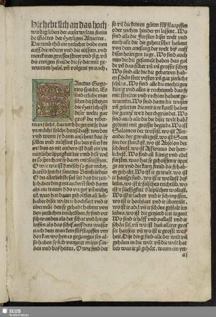 Hie hebt sich an das hochwirdig leben der auserwelten freiinde Gottes der Heyligen Altvetter.