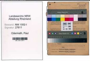 Entnazifizierung Paul Odermath, geb. 22.05.1902 (Prokurist)