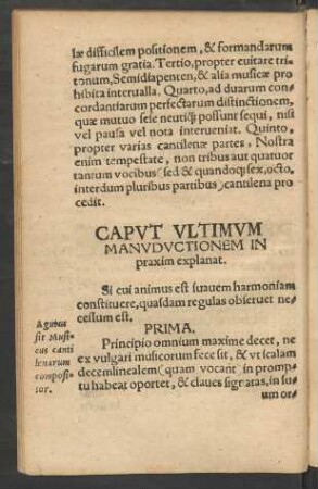 Caput Ultimum Manductionem In praxim explanat.