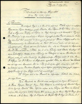 Jahresbericht der Athenischen Zweiganstalt für das Jahr 1900/1901