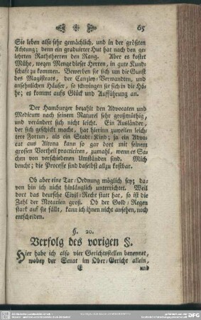 §. 20. Verfolg des vorigen §.