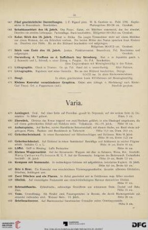 Varia (Nr. 679-713)