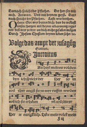 Volgt das ampt der zusagung Gottes.